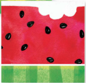 Creative Converting Watermelon Slices - Beverage Napkins