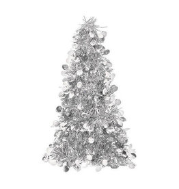 Amscan - Holiday Centerpiece- Tinsel Tree Silver