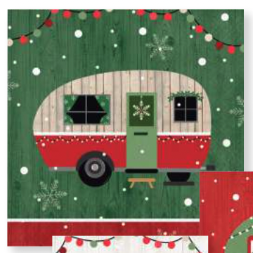 Creative Converting - Holiday Christmas Campers - Lunch Napkins