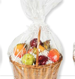 Creative Converting Large Clear Cello Basket Bag