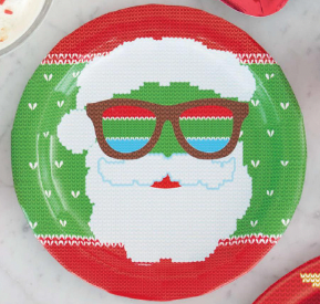 Unique Holiday Ugly Christmas Sweater 7" Plates