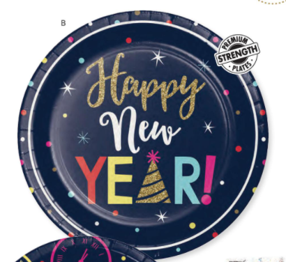 Creative Converting New Years Countdown - 9" Plate