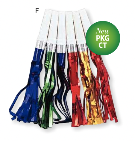 Creative Converting - Holiday New Years Fringed Noisemakers