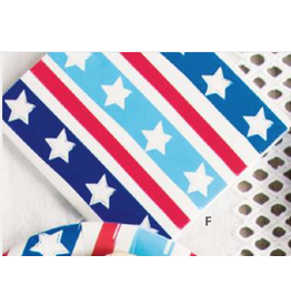 Unique Bright Stars and Stripes Bev Napkin