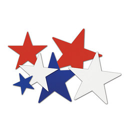 Beistle Cutouts - Patriotic Stars