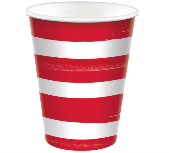 Amscan - Holiday Painted Patriotic Cups, 9 oz. - 50ct