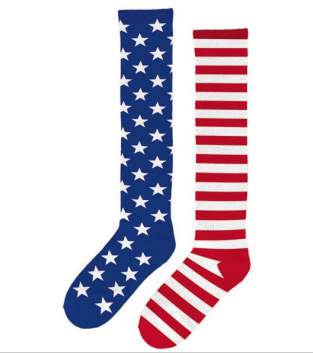 Patriotic - Knee High Socks