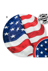 Creative Converting Patriotic Flag - 9" Plates