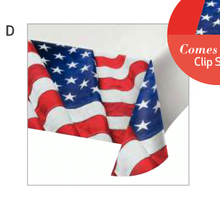 Creative Converting Patriotic Flag - Tablecover