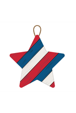 Patriotic Hanging Star Sign