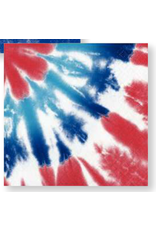 Creative Converting Patriotic Tie Dye - Beverage Napkins