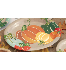 Creative Converting Colorful Pumpkin - Oval Platter