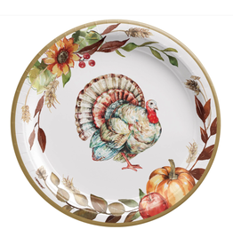 Amscan - Holiday Grateful Day 10 1/2" Round Plates