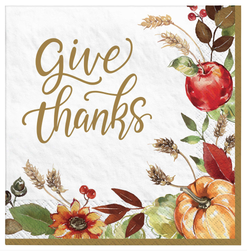 Amscan - Holiday Grateful Day Dinner Napkin