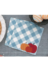 Unique Holiday Pumpkin & Gingham - Lunch Napkin