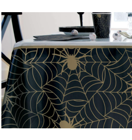 Unique Black & Gold Spiderweb - Tablecover