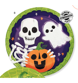 Creative Converting - Holiday Colorful Halloween - 9" Plates