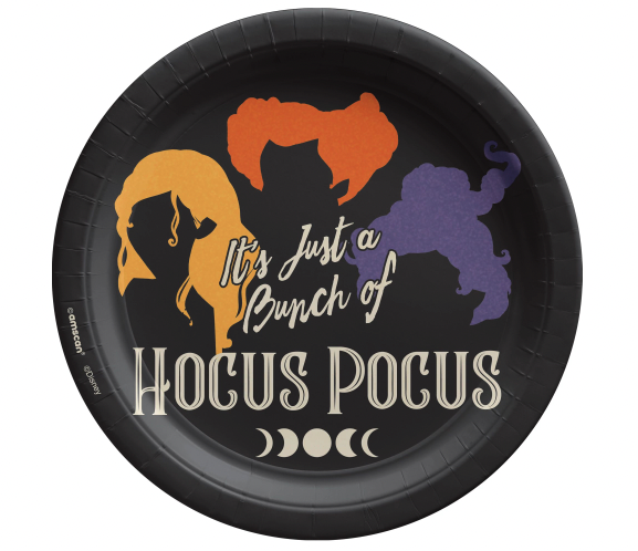 Amscan - Holiday Hocus Pocus Halloween 9" Round Plates