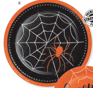 Creative Converting Humorous Halloween - Spider 9" Plates