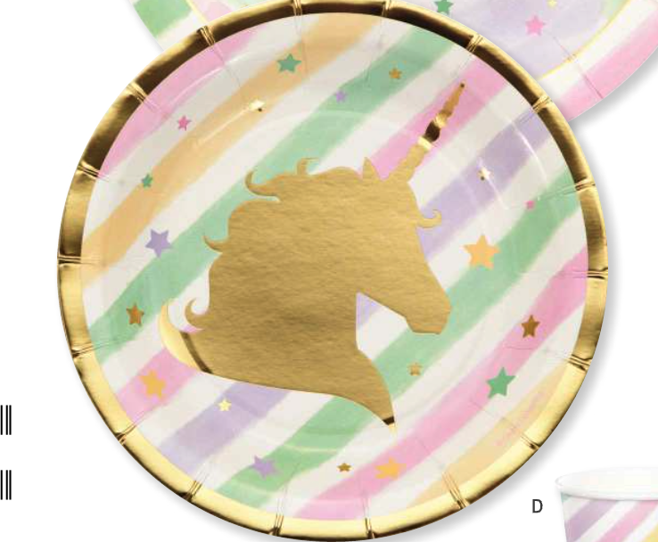 Creative Converting Unicorn Sparkle - 7" Plates