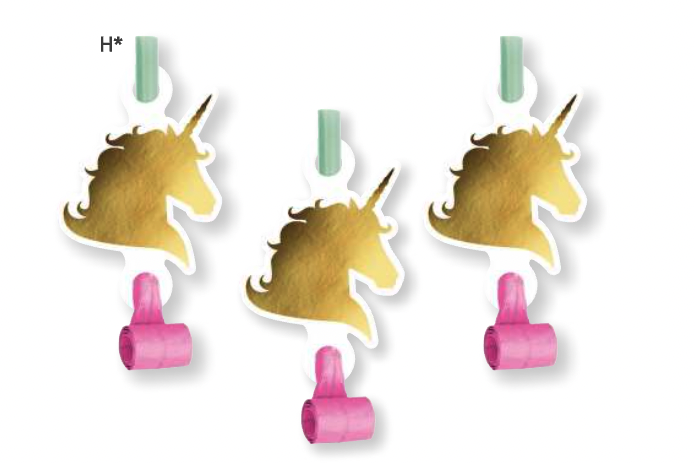 Creative Converting Unicorn Sparkle - Blowouts