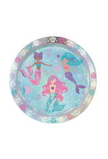 Shimmering Mermaids 9" Iridescent Round Plates