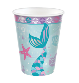 Shimmering Mermaids Cups, 9 oz.