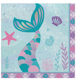 Shimmering Mermaids Luncheon Napkins