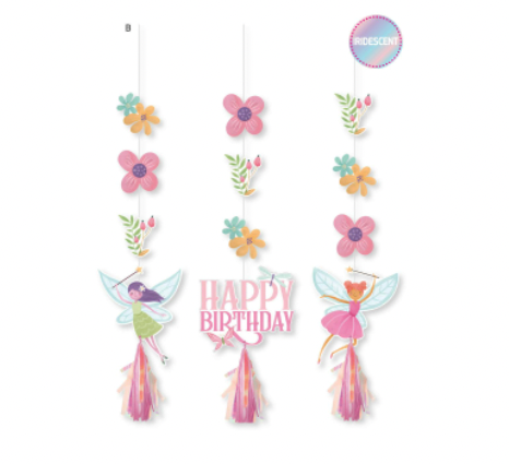 Creative Converting Fairy Forest Hanging Cutouts
