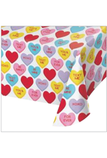 Creative Converting Candy Hearts Tablecover