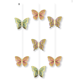 Creative Converting Butterfly Shimmer - Hanging Cutouts