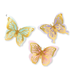 Creative Converting Butterfly Shimmer - Wall Decor