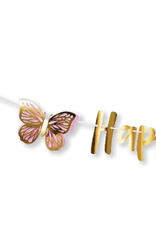 Creative Converting Butterfly Shimmer Letter Ribbon Banner