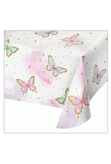 Creative Converting Butterfly Shimmer Tablecover