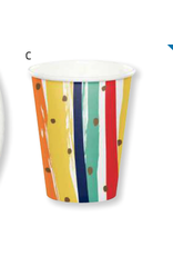 Creative Converting Birthday Stripes 9oz Cups