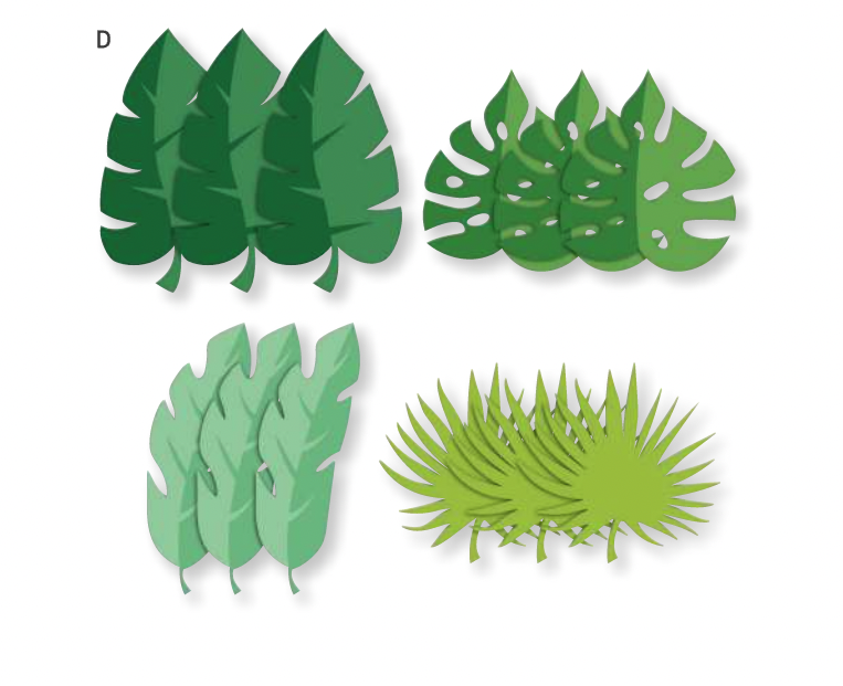 Creative Converting Party Animal - Leaf Cutouts