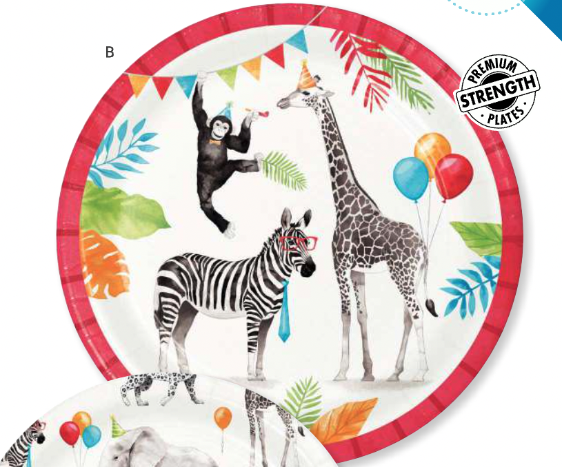 Creative Converting Party Animal 9" Plates