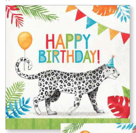 Creative Converting Party Animal Lunch Napkins