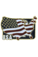 Online Stores Lapel Pin - USA Country Pin Flag