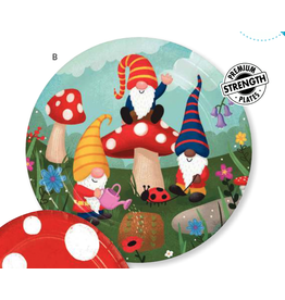 Creative Converting Party Gnomes 9" Plates (YARD SALE)