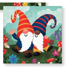 Creative Converting Party Gnomes Bev Napkins (Clearance)