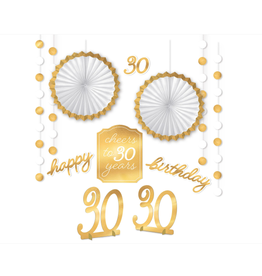 Golden Age Birthday 30th Room Decoration Kit