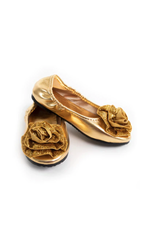 Little Adventures Gold Sparkle Shoes - Size 13/1 - Discontinued