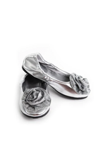 Little Adventures Silver Sparkle Shoes - Size 5/6 - Discontinued