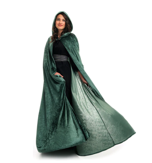 Little Adventures Adult Cloak - Woodland Green