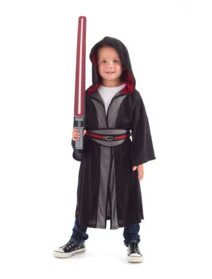 Little Adventures Galactic Villain Child Cloak - Large