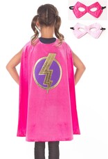 Little Adventures Pink Hero Cape and Mask Set
