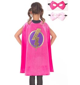 Little Adventures Pink Hero Cape and Mask Set