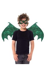 Little Adventures Dragon Wing and Mask Set - Green