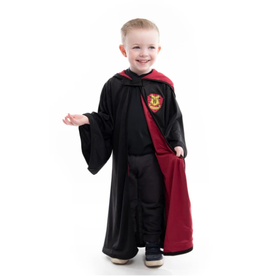 Little Adventures Wizard Robe Red Hooded - Small/Medium